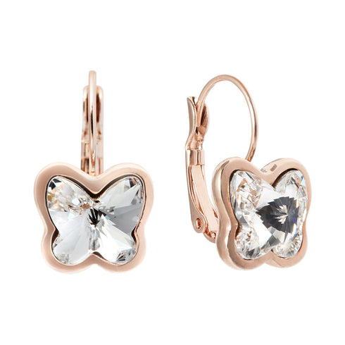 Auskarai „Krištolo Drugelis“ su Swarovski™ kristalais